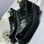 Balenciaga Black Lug Sole Loafers