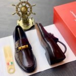 Bamboo Gold Hardware Luxury Designer Shoes