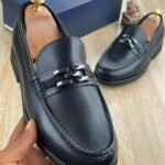 Black Leather Men’s Loafers
