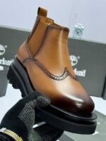 Black Patent Leather Chelsea Boots - Image 4
