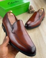Black Polished Men’s Loafers - Image 2