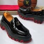 CL Monogram Silver Logo Red Lug Sole