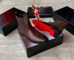 Christian Louboutin Samson Men’s Black Leather Boots - Image 2