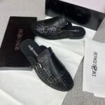 Dequdage Black Half Shoes