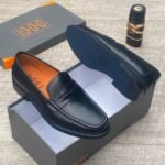 Dgg Black Leather Penny Loafers - Image 3
