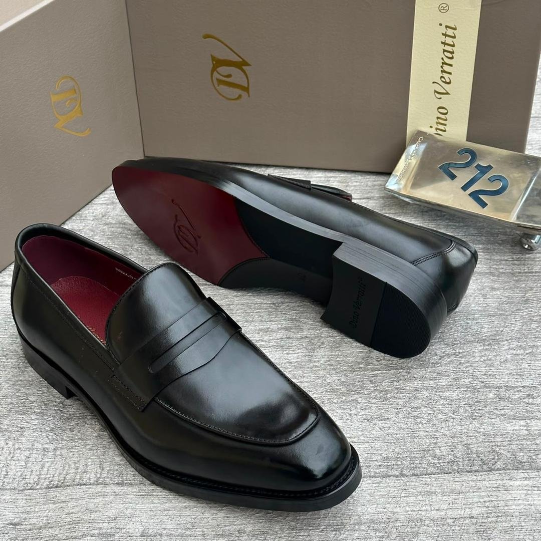 Dino-Verratti-Luxury-Black-Leather-Loafers.jpg Dino Verratti Luxury Black Leather Loafers - Image 1
