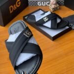 Dolce & Gabbana Crisscross Leather Sandals