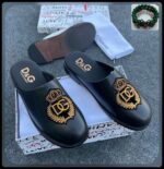 Dolce Gabbana White Luxury Slip On Half Shoes - Image 2