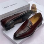 Exotic Vamp Slip-On Loafers