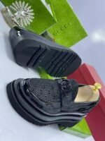 GG Monogram Chunky Lug Sole Loafers