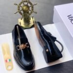 Gold Medusa Hardware Luxury Designer Shoes