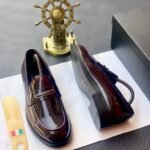 Gold Tone Buckle Luxury Designer Shoes