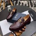 Granville Burgundy Leather Loafers