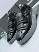 Leather Sandals with Buckled Strap - Image 3