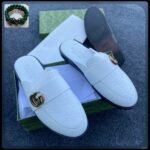 Mens Black Leather GG Horsebit Half Shoes - Image 2