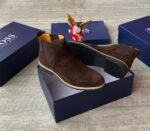 Men’s Black Suede Chelsea Boots - Image 2