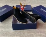 Men’s Black Suede Chelsea Boots