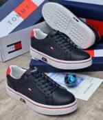 Mens Navy Blue White Sneakers