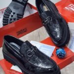 Patent Leather Gancini Loafers