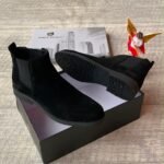 Renato Dulbecc Men’s Black Suede Chelsea Boots