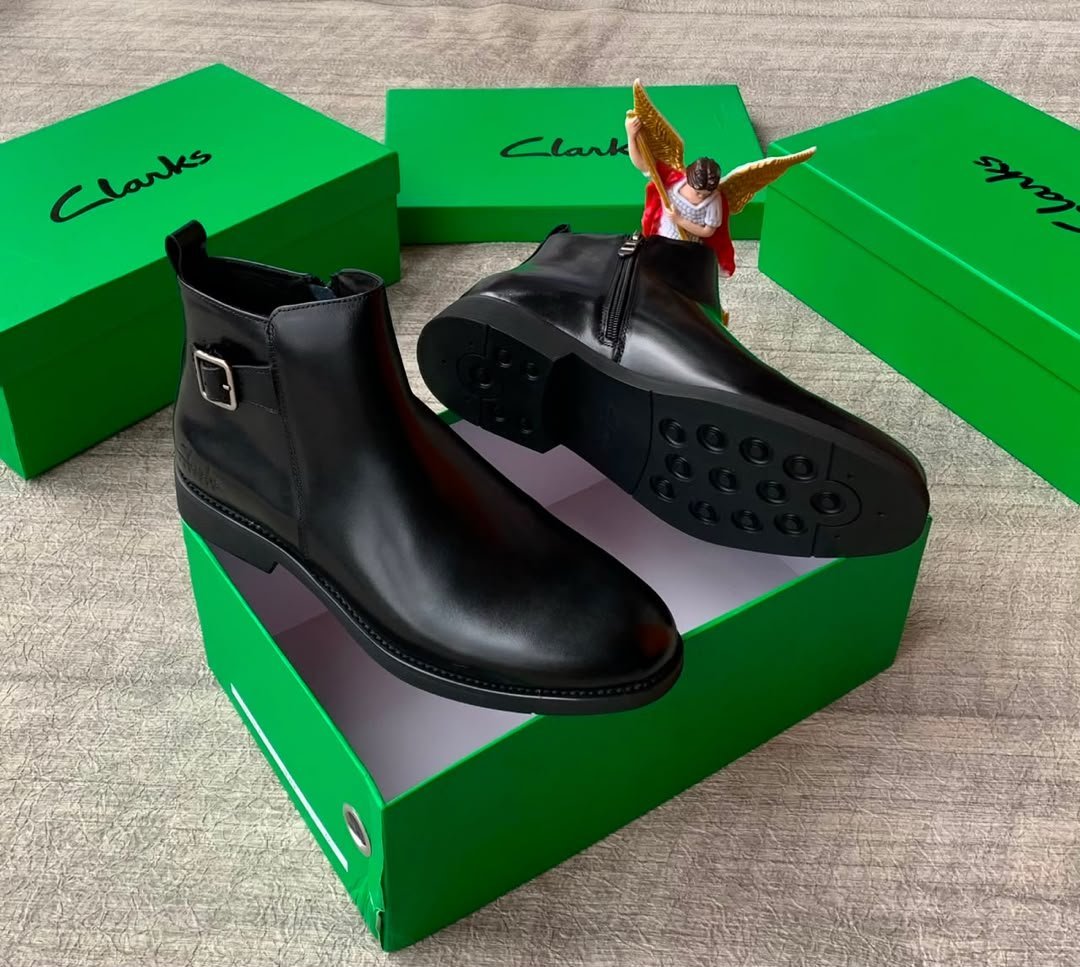 Side-Zipper-Buckle-Smart-Casual-Boots.jpg Side Zipper & Buckle Smart Casual Boots - Image 1