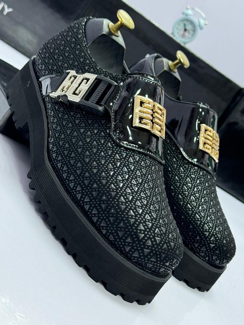 Studded-High-Sole-Loafers.jpg Studded High-Sole Loafers - Image 1