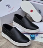 US Polo Assn Brown Slip On Platform Sneakers - Image 2