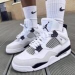 Nike Air Jordan 4 Retro Military Black Sneakers