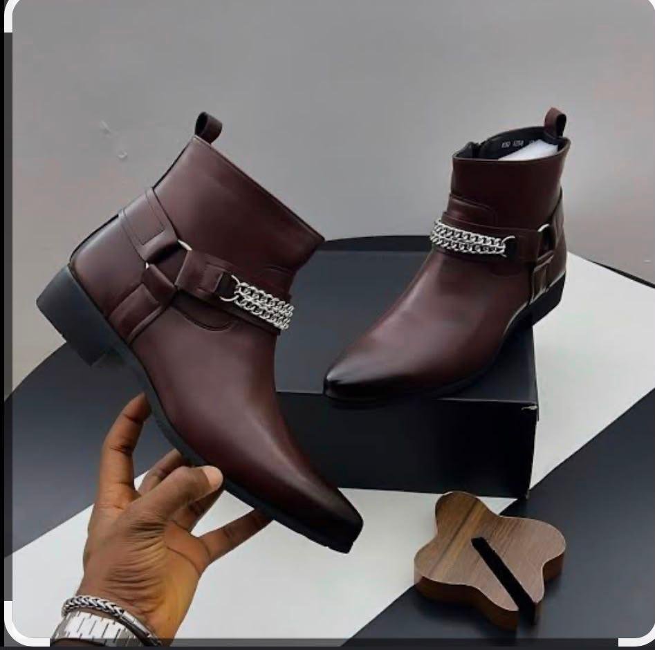 WhatsApp-Image-2026-08-31-at-00.33.31-3.jpeg Brown Leather Harness Ankle Boots - Image 1