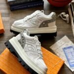 Naked Wolfe White Grey Platform Sneakers