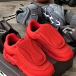 Raf Simons Antei Vibrant Red Sneakers