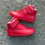 Maison Margiela Future Bright Red High Top Sneakers