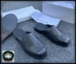White Square Toe Leather Mule Half Shoes - Image 2